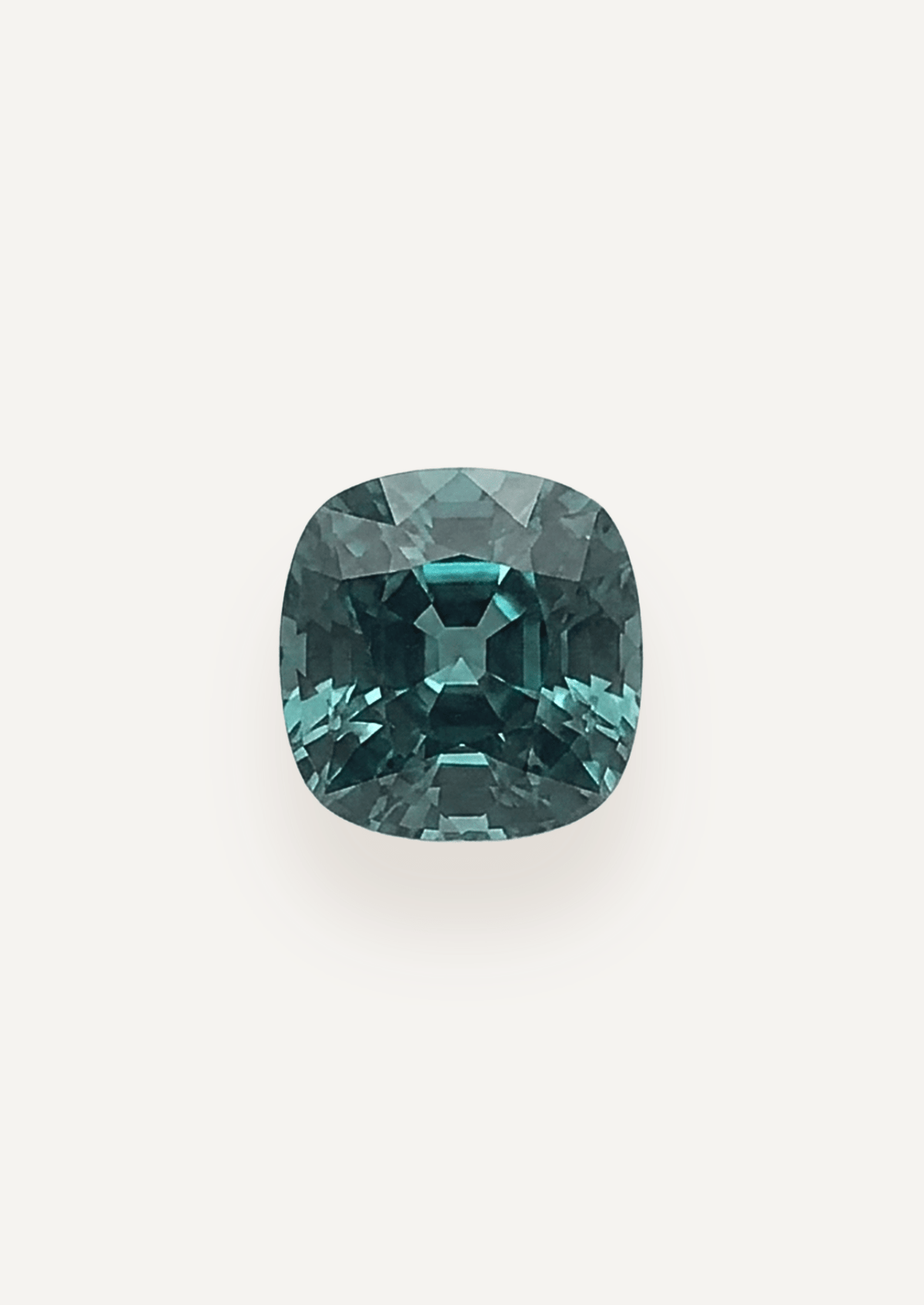 1.83ct Green Cushion Cut Sapphire - Molten Store