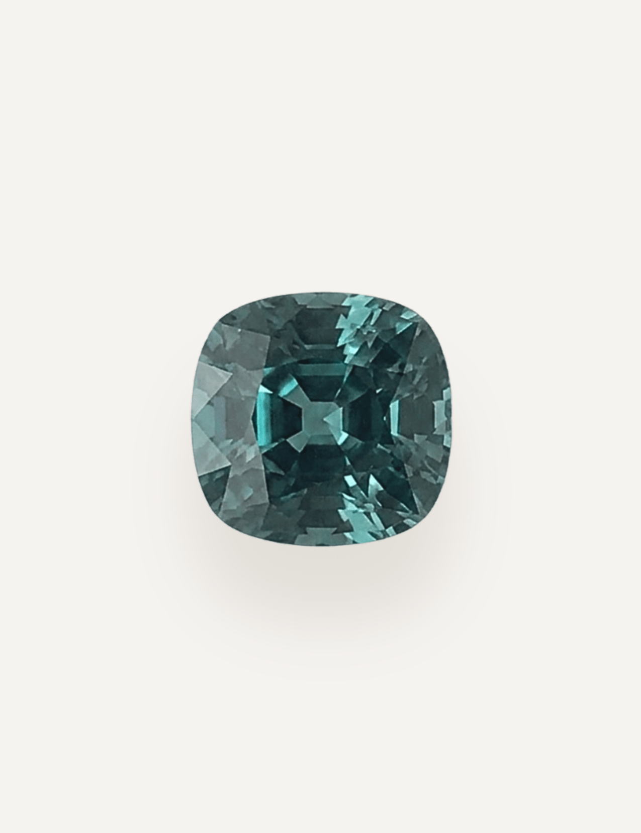 1.83ct Green Cushion Cut Sapphire - Molten Store
