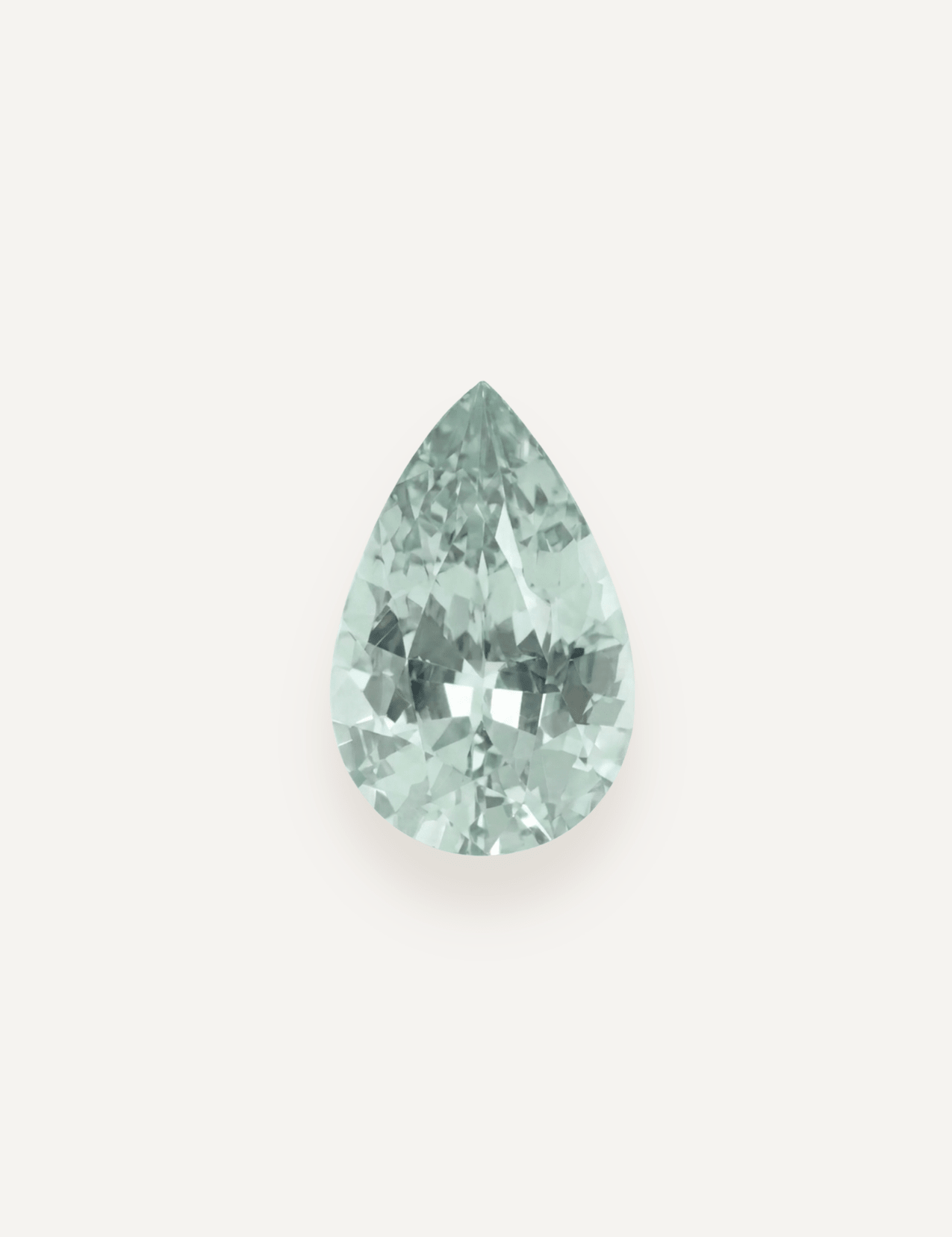 1.87ct Pear Cut Green Sapphire - Molten Store