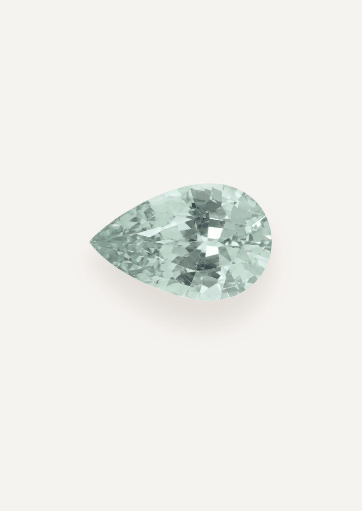 1.87ct Pear Cut Green Sapphire - Molten Store