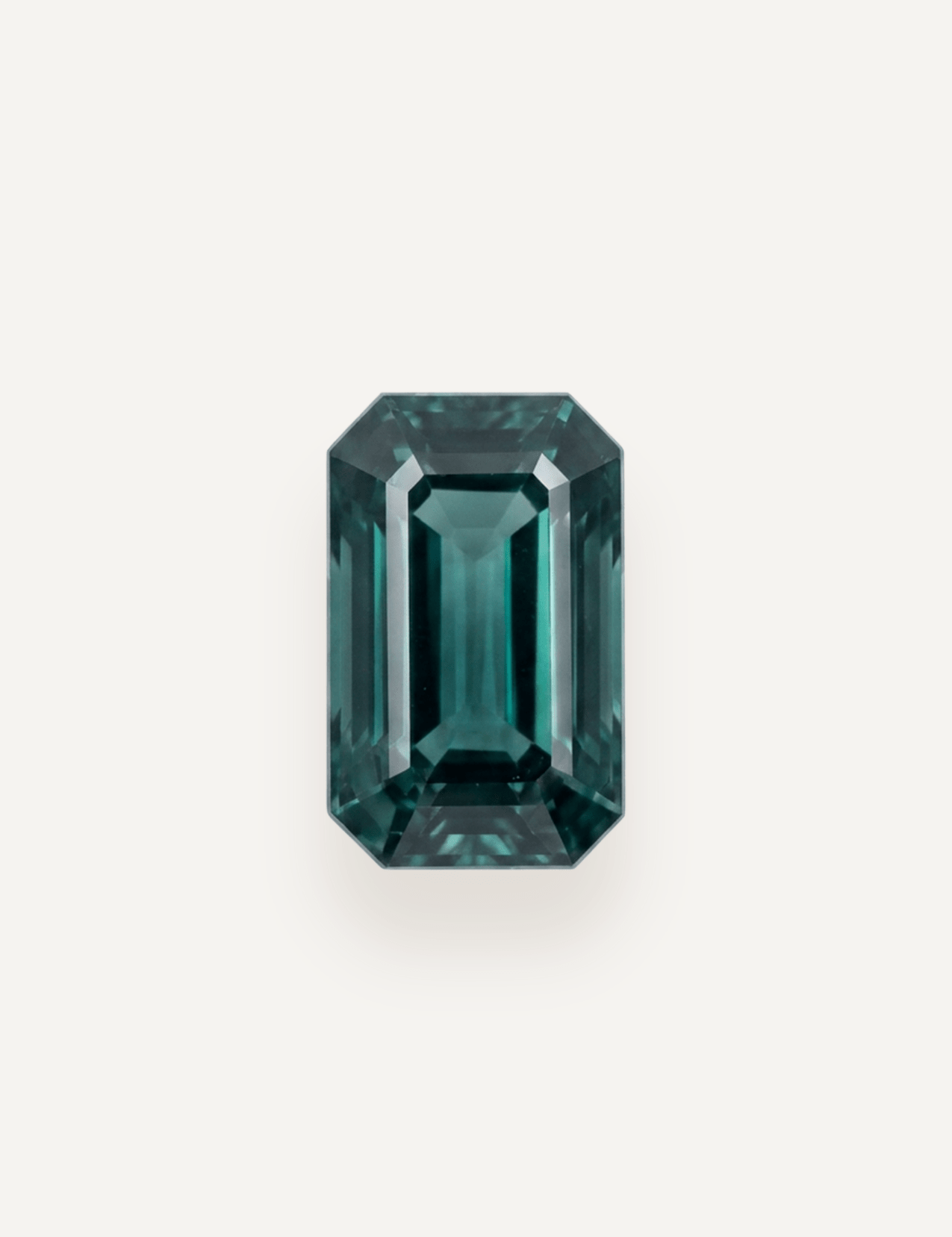 1.90ct Queensland Green Parti Emerald Cut Sapphire - Molten Store