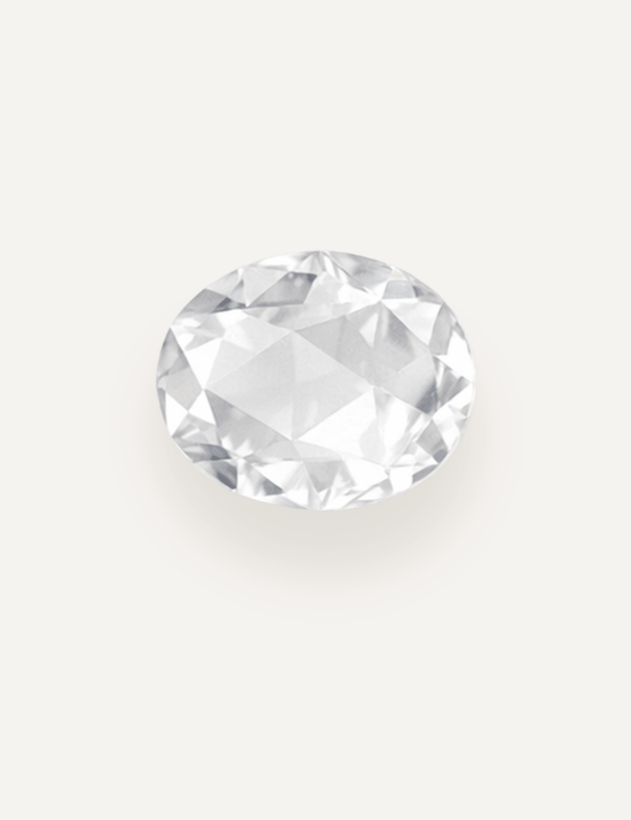 1.95ct Madagascian White Rose Cut Sapphire - Molten Store