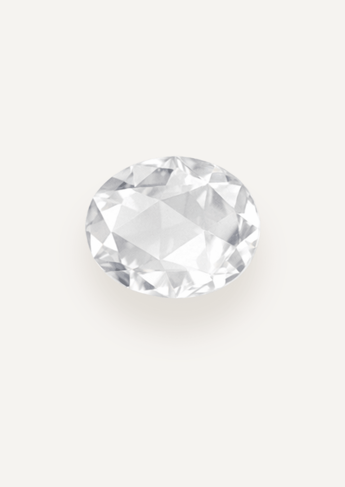 1.95ct Madagascian White Rose Cut Sapphire - Molten Store