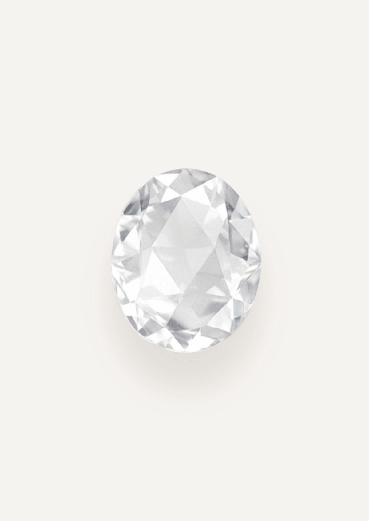 1.95ct Madagascian White Rose Cut Sapphire - Molten Store