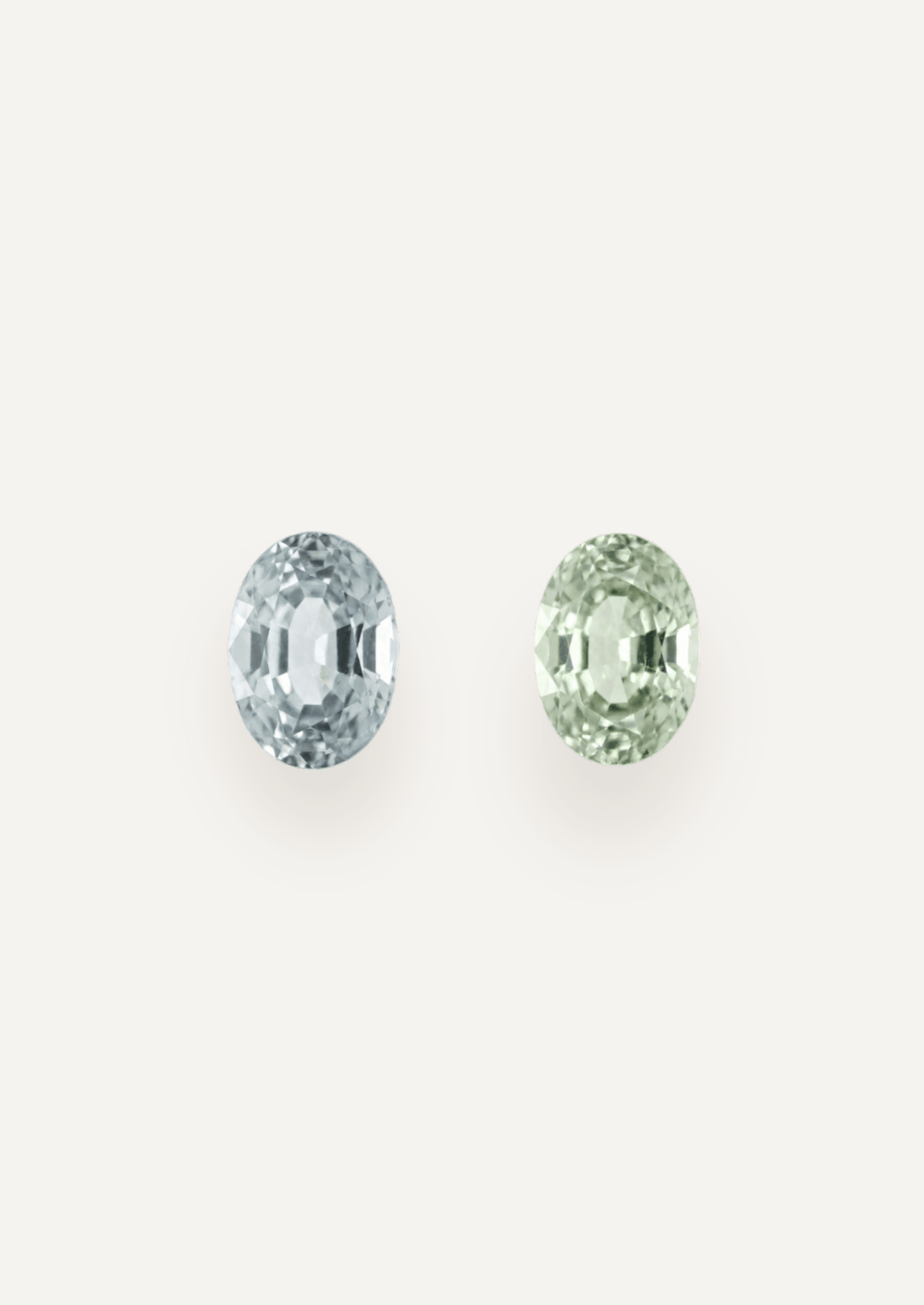 1.97 TCW Green Oval Cut Sapphire Pair - Molten Store