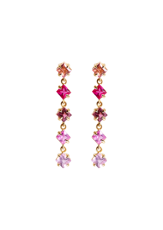 The Rosco Five 9ct Solid Gold Drop Earrings
