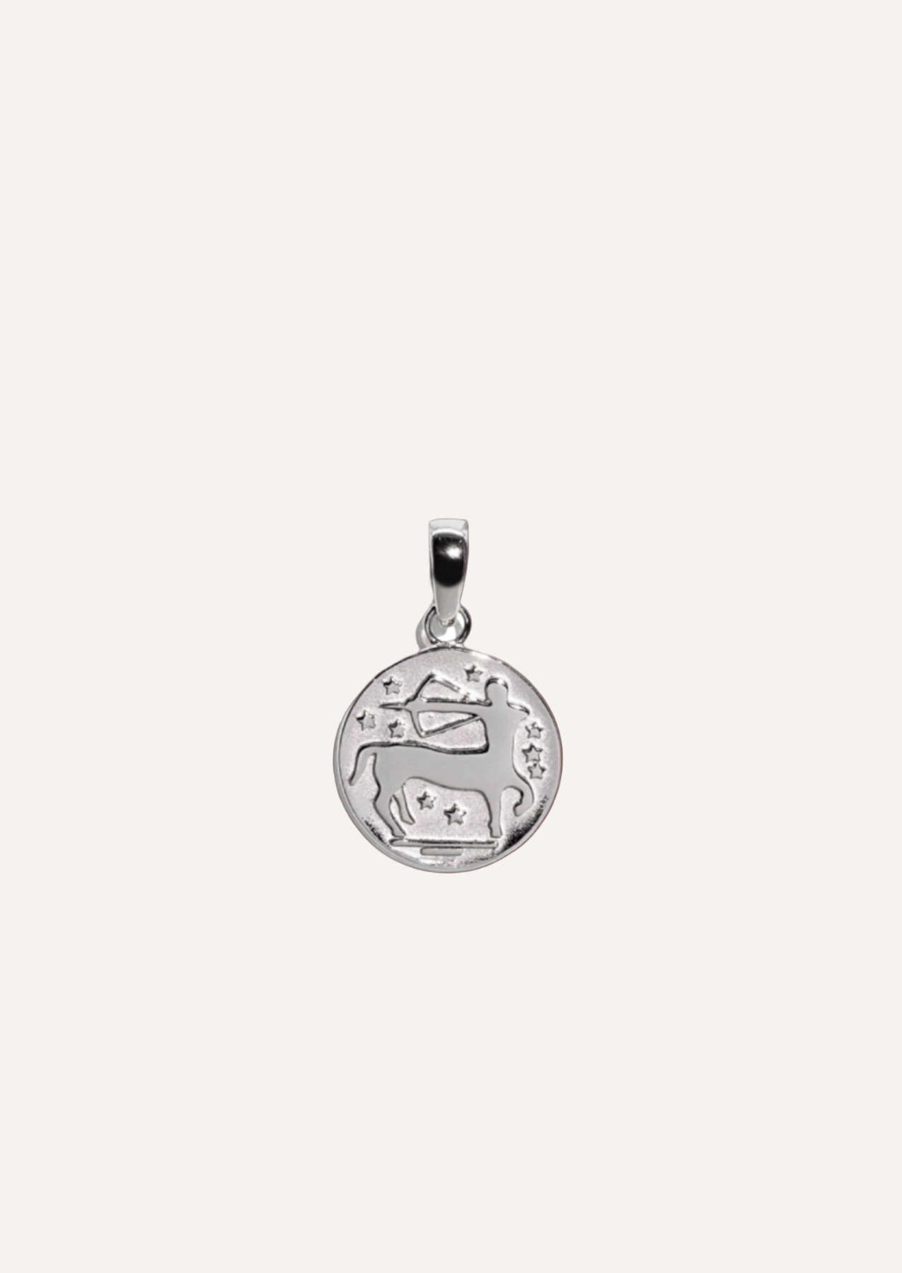 The Sagittarius Zodiac Silver Pendant