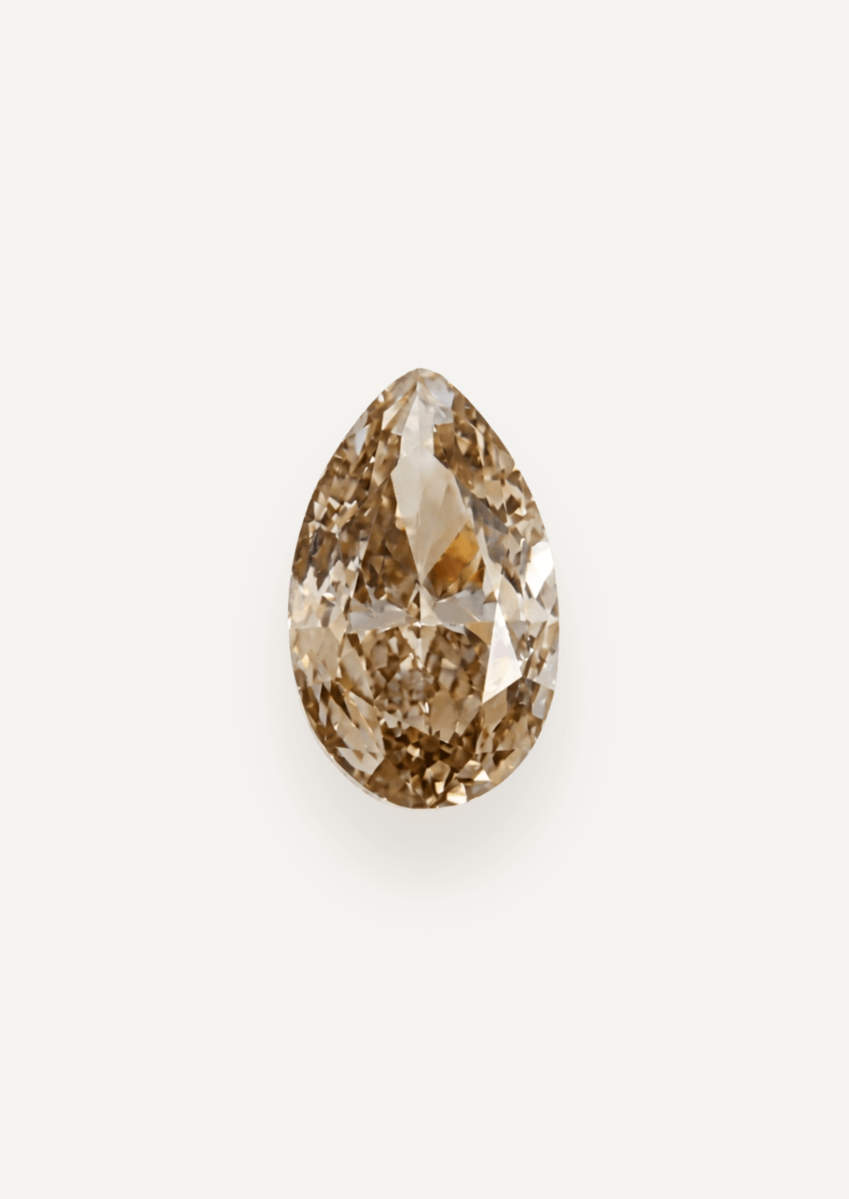 2.00ct Fancy Yellow Pear Cut Diamond - Molten Store