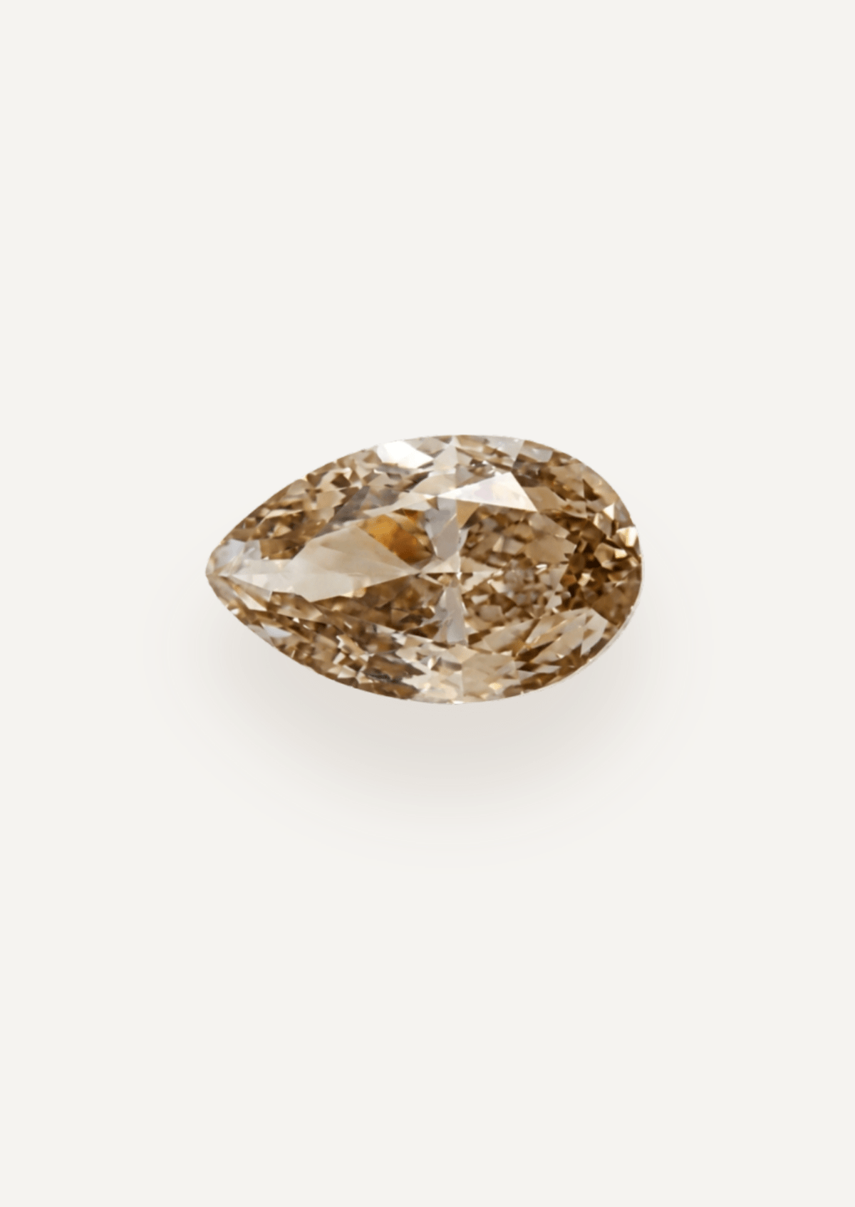 2.00ct Fancy Yellow Pear Cut Diamond - Molten Store