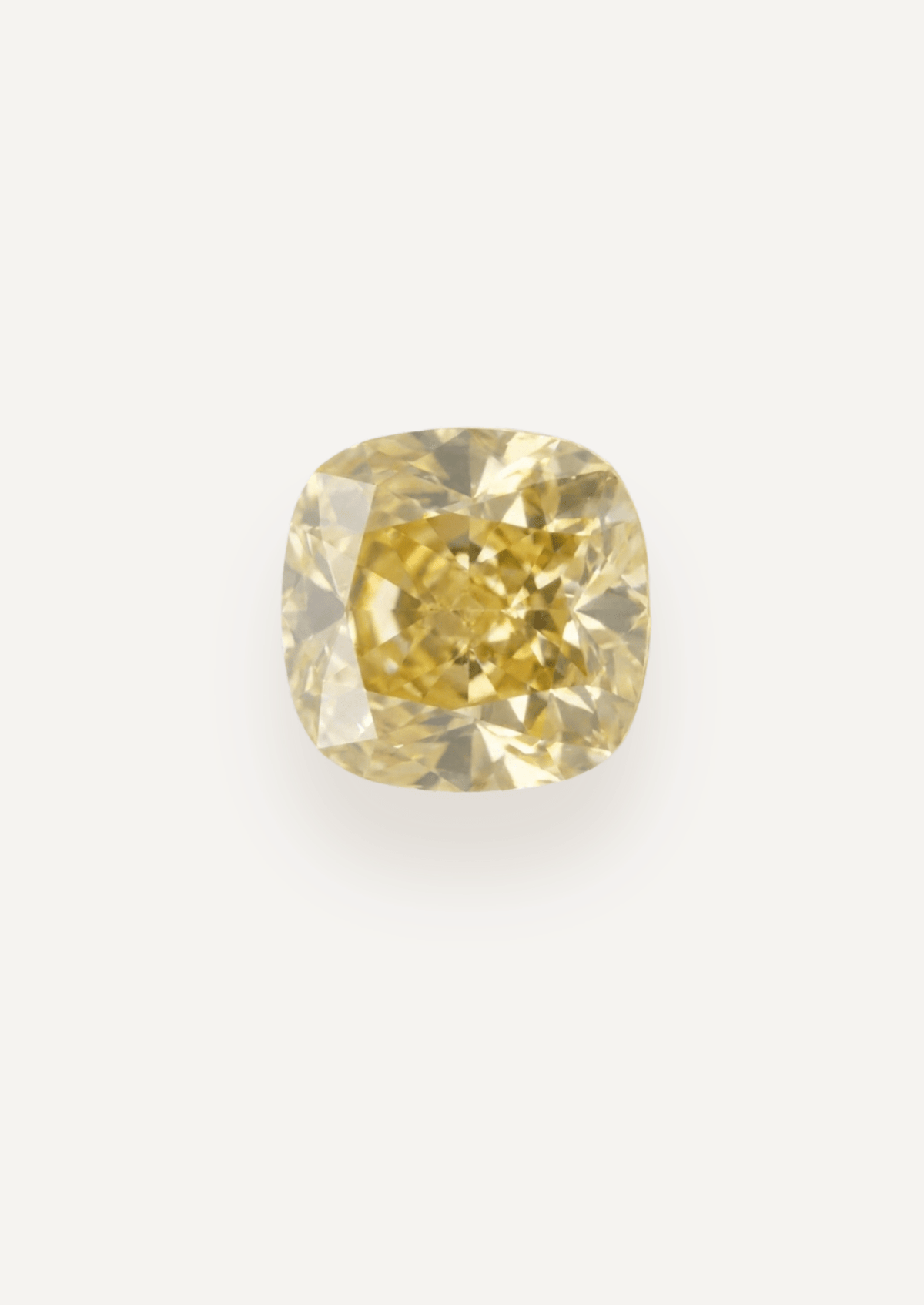 2.00ct Yellow Cushion Cut Diamond - Molten Store