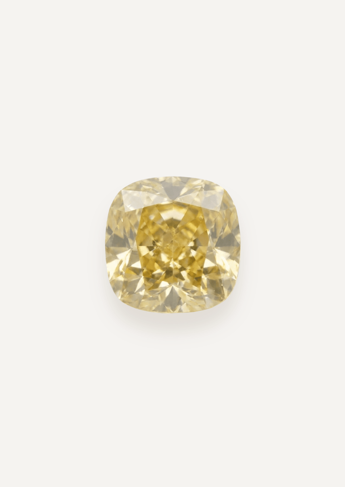 2.00ct Yellow Cushion Cut Diamond - Molten Store