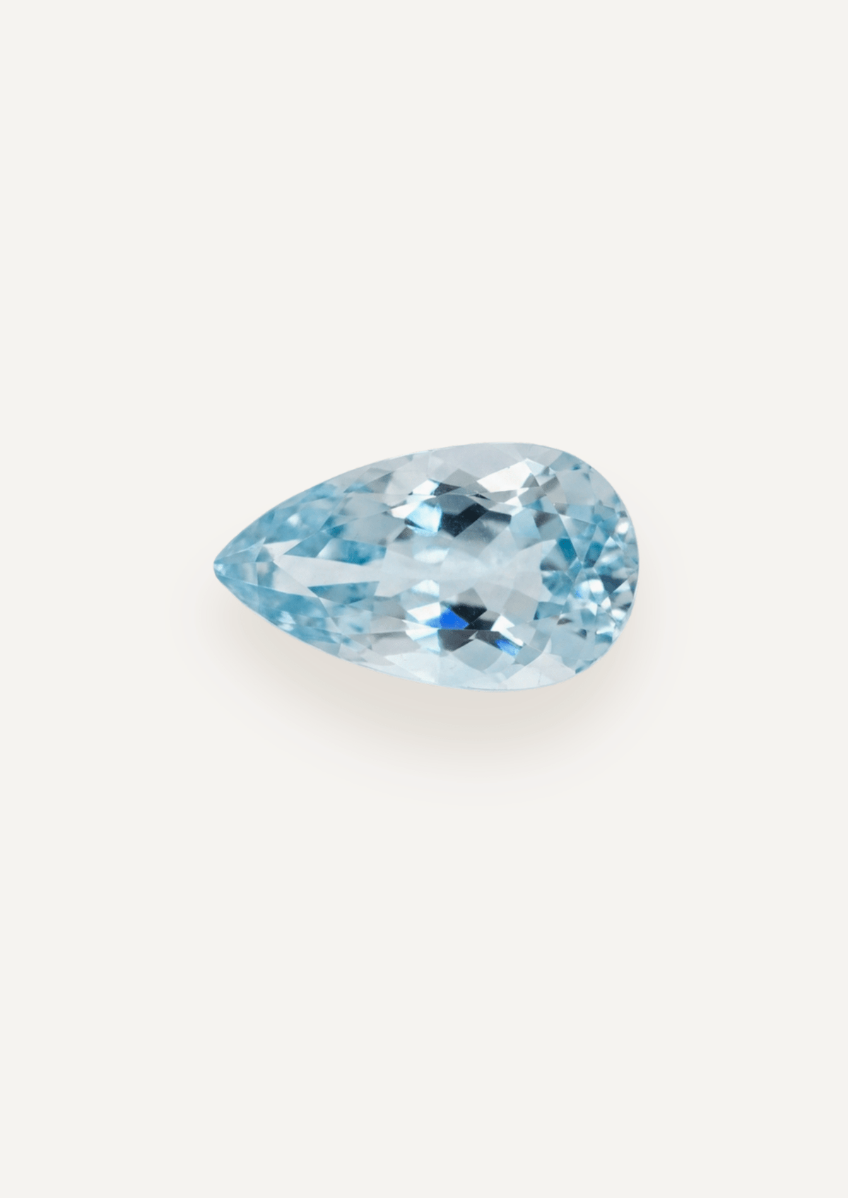 2.07ct Blue Pear Cut Aquamarine - Molten Store