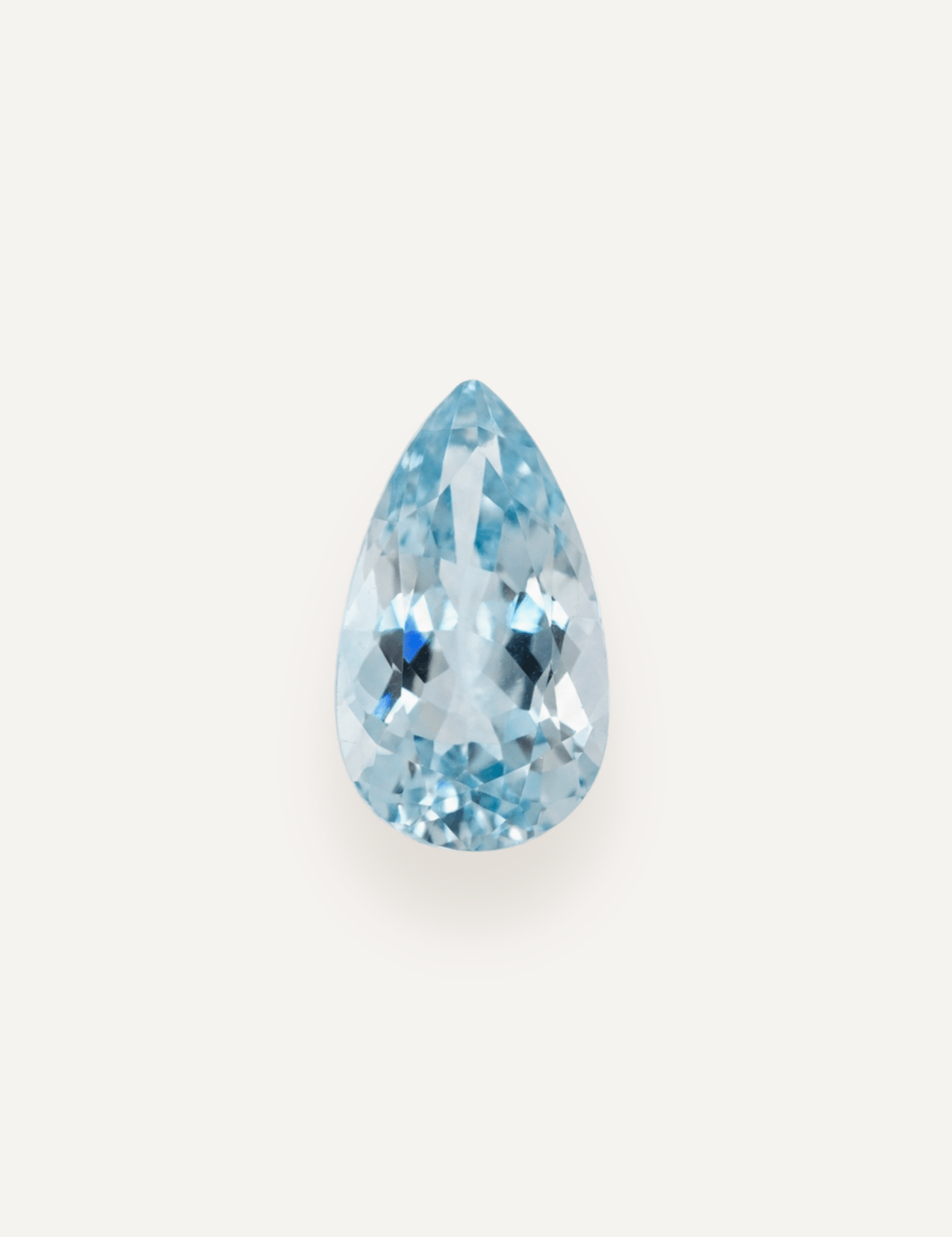 2.07ct Blue Pear Cut Aquamarine - Molten Store