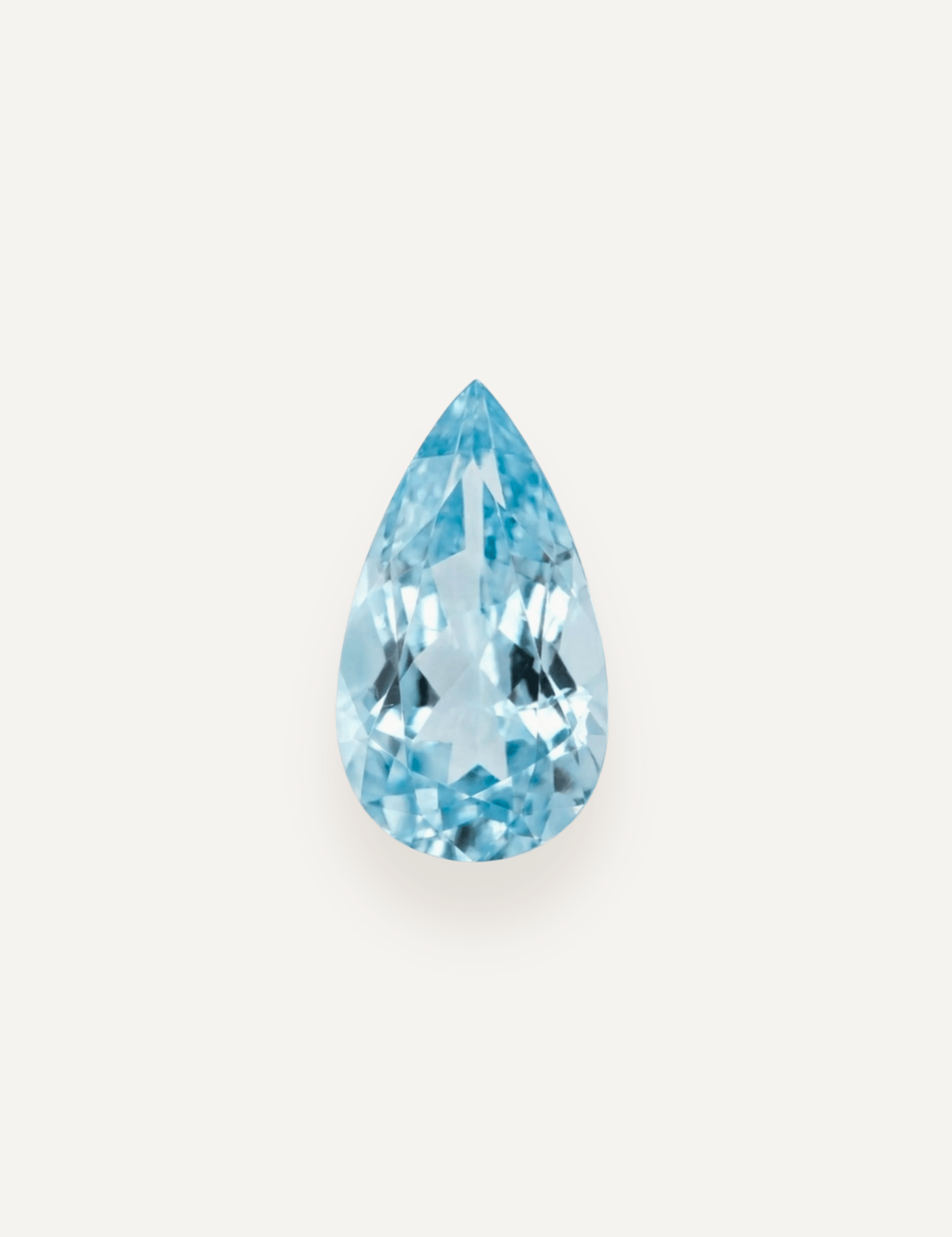 2.17ct Blue Pear Cut Aquamarine - Molten Store
