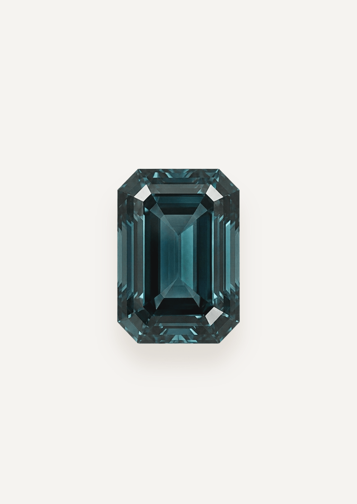 2.22ct Australian Blue Parti Emerald Cut Sapphire - Molten Store