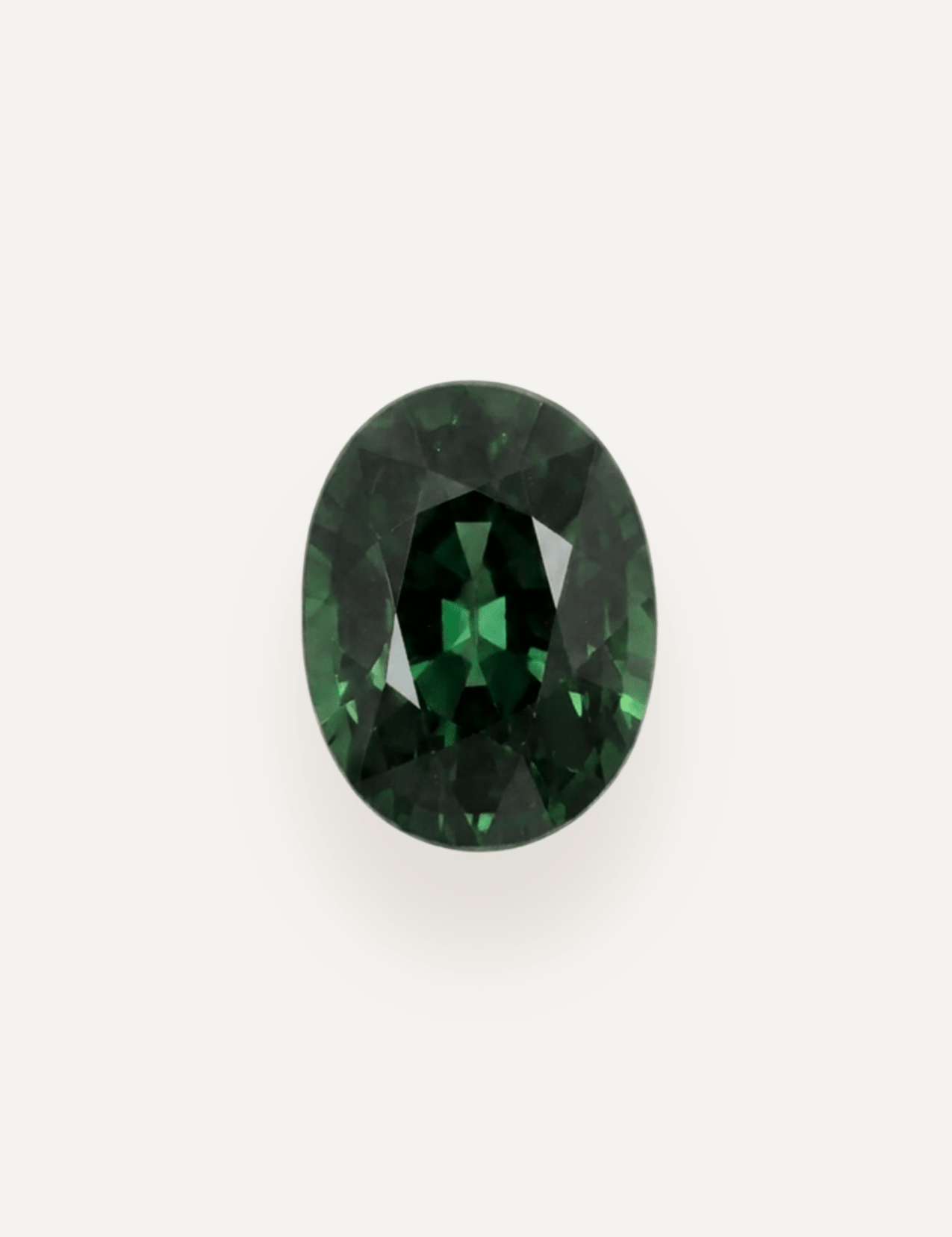 2.24ct Queensland Green Parti Oval Cut Sapphire - Molten Store