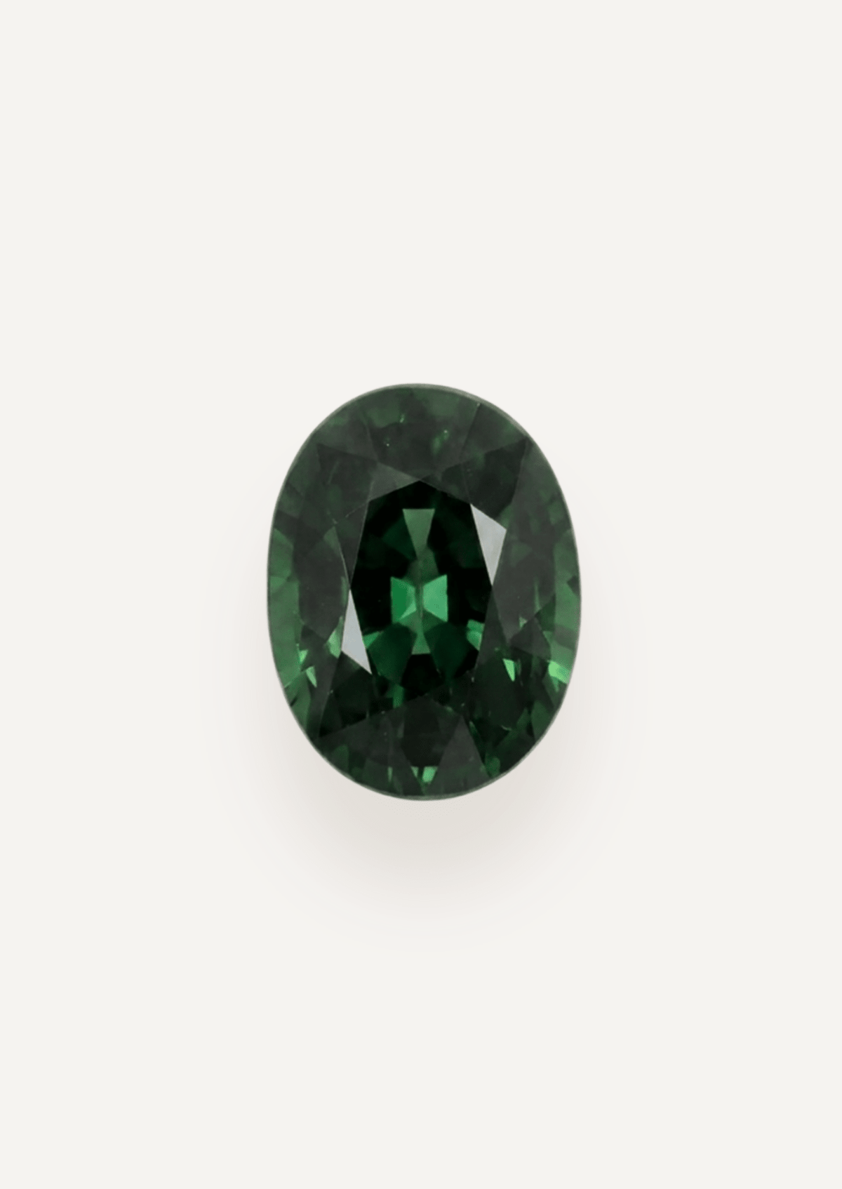 2.24ct Queensland Green Parti Oval Cut Sapphire - Molten Store