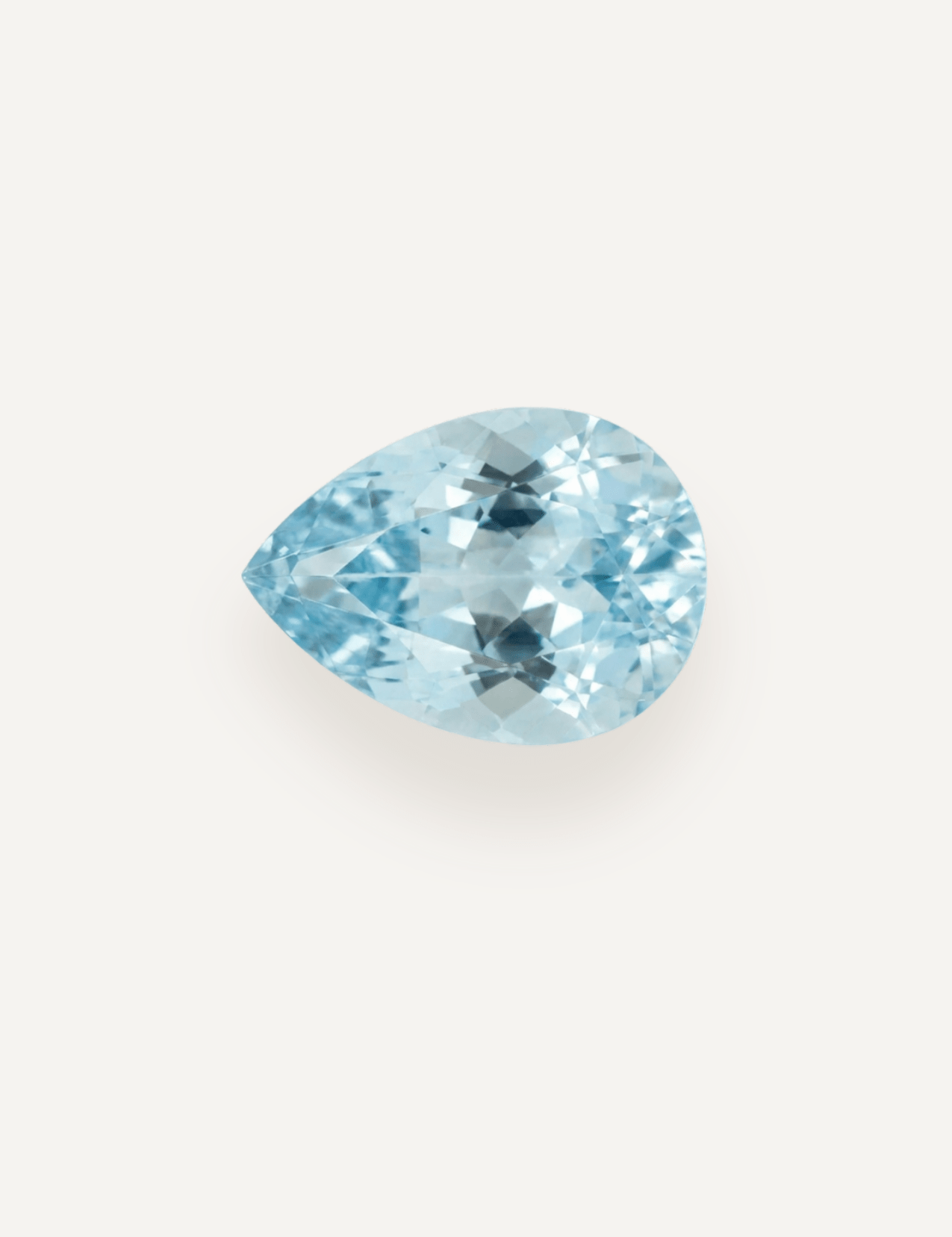2.25ct Blue Pear Cut Aquamarine - Molten Store