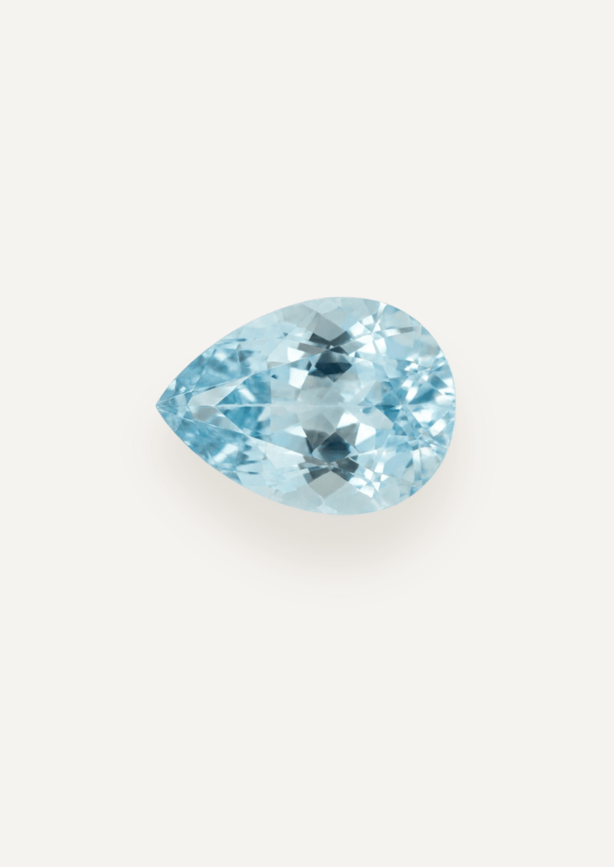 2.25ct Blue Pear Cut Aquamarine - Molten Store