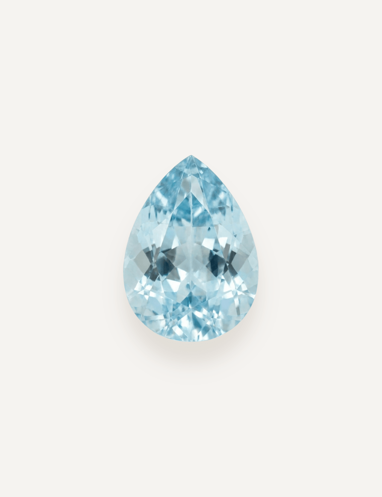 2.25ct Blue Pear Cut Aquamarine - Molten Store