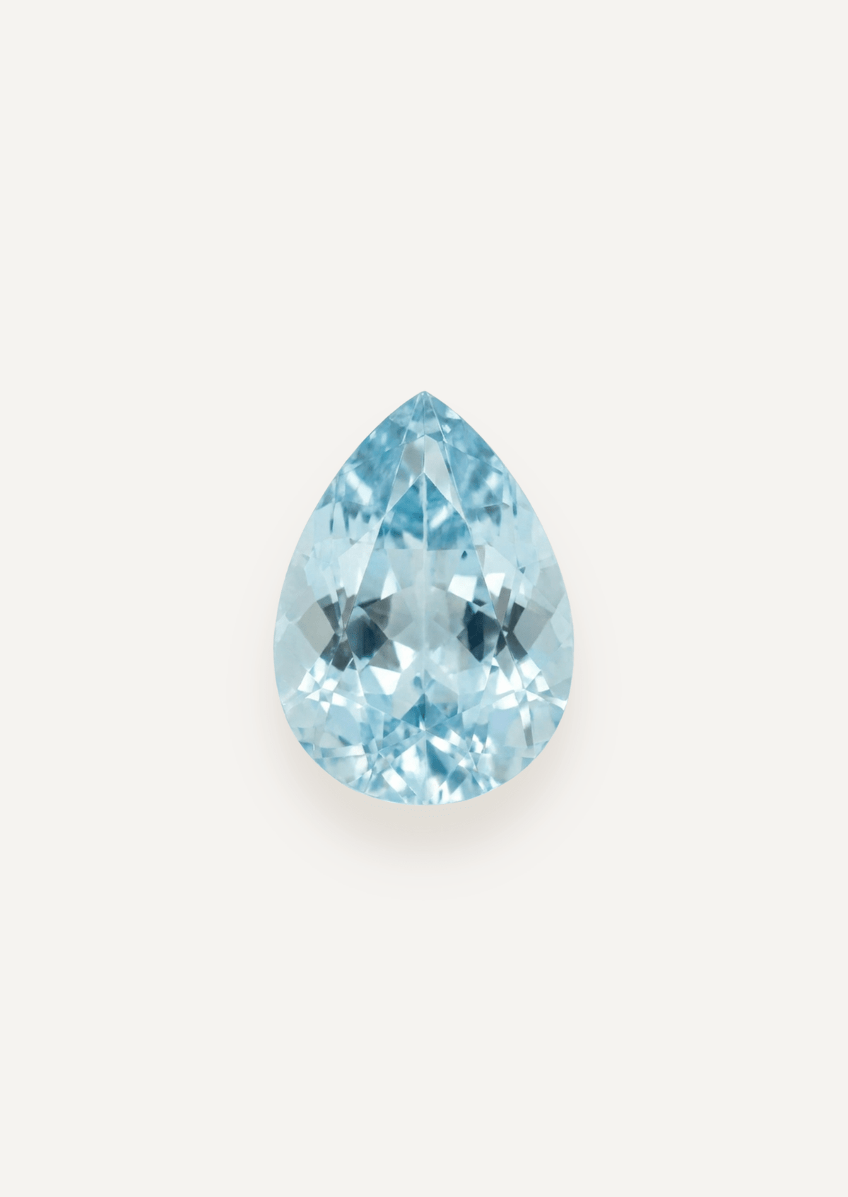 2.25ct Blue Pear Cut Aquamarine - Molten Store