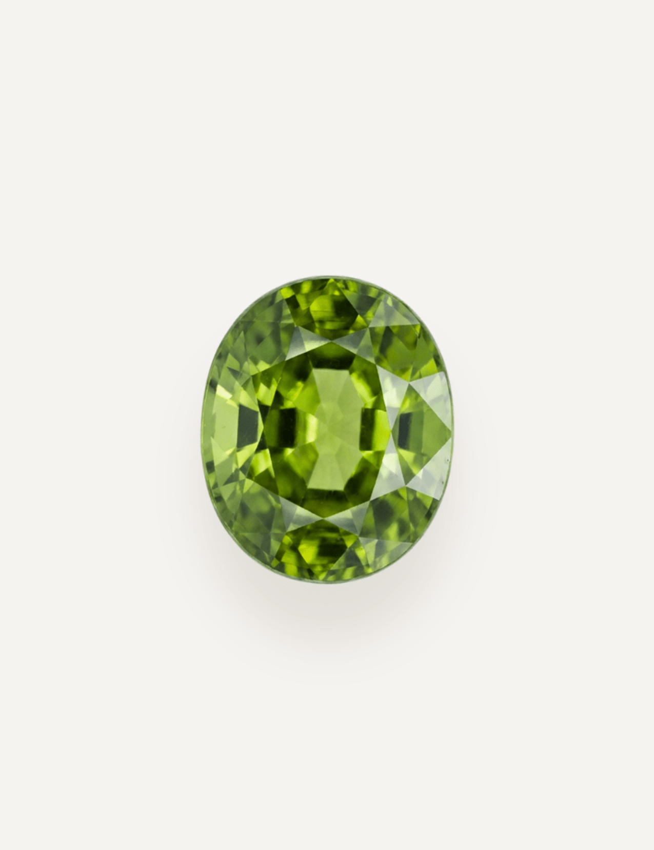 2.39ct Green Oval Cut Tourmaline - Molten Store