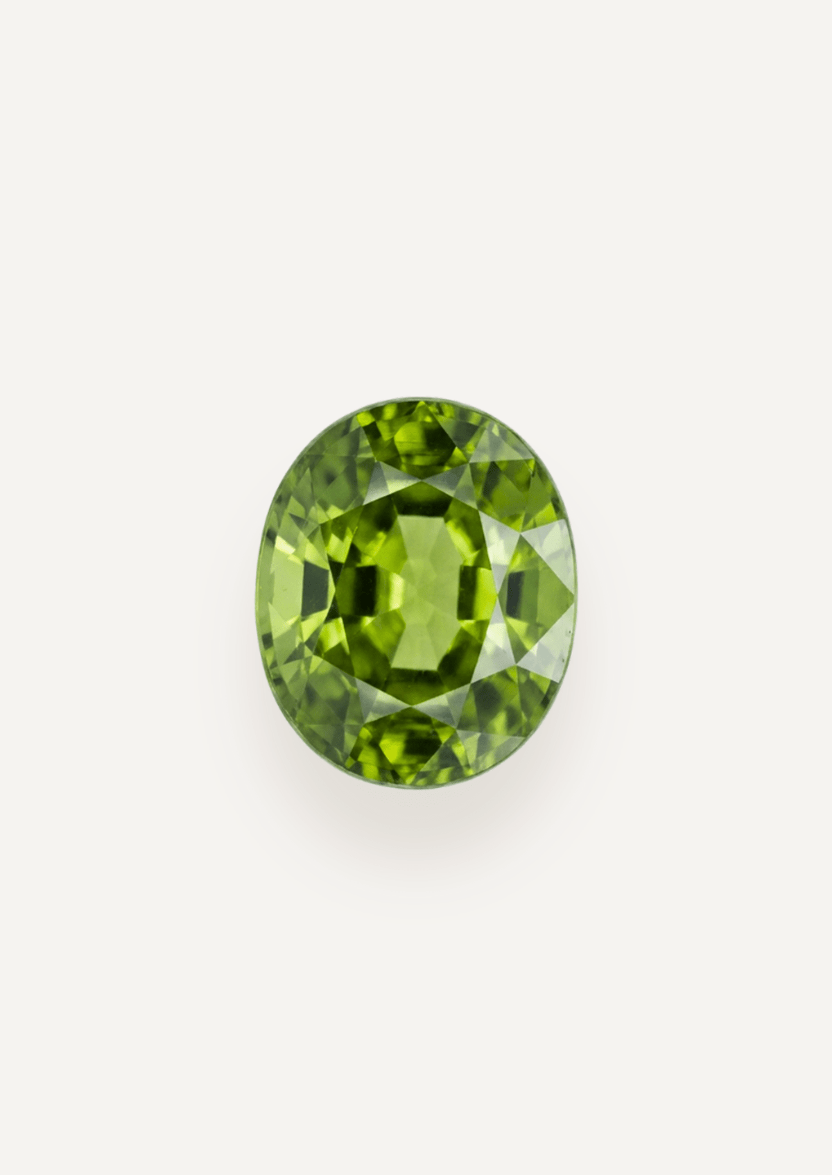 2.39ct Green Oval Cut Tourmaline - Molten Store