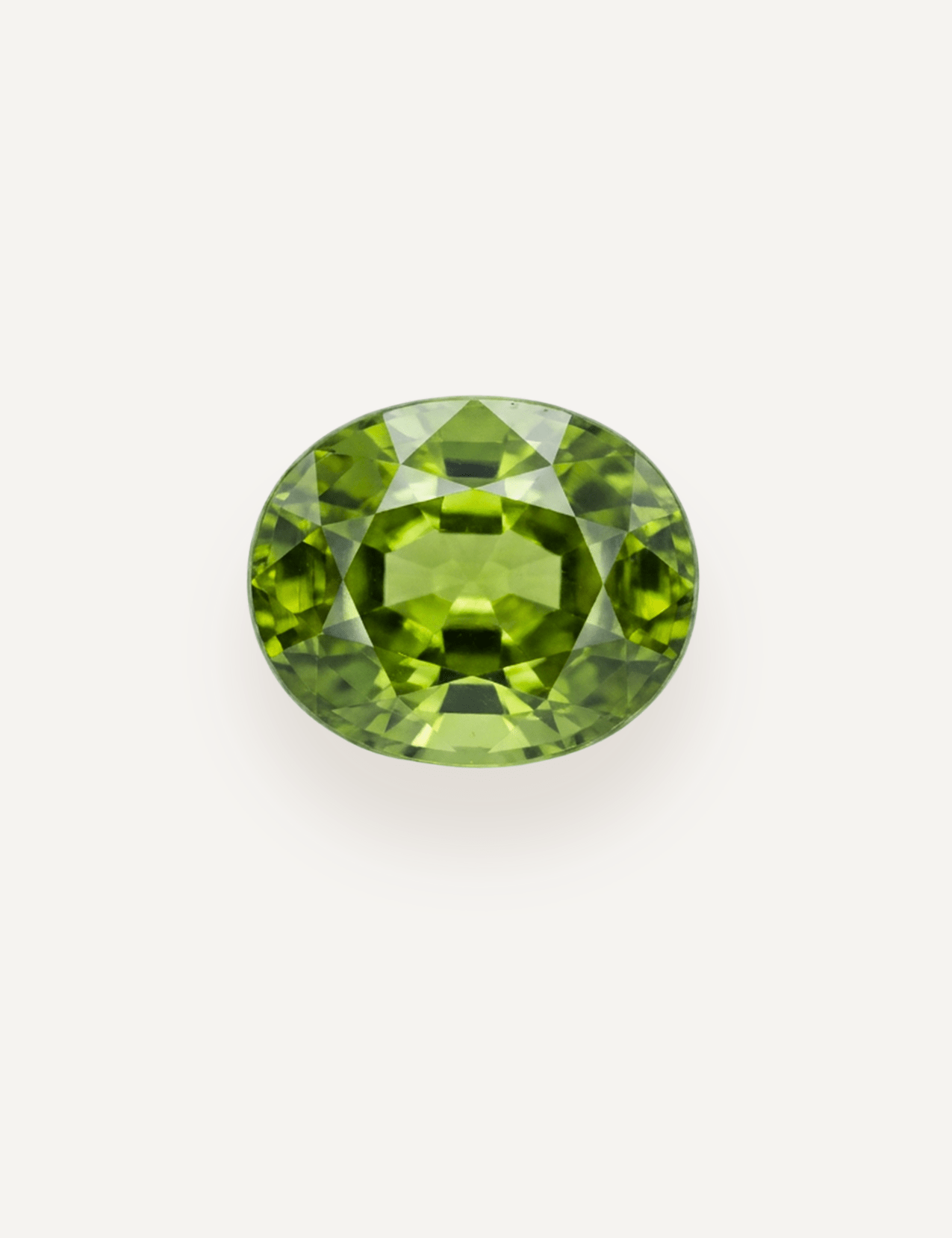 2.39ct Green Oval Cut Tourmaline - Molten Store