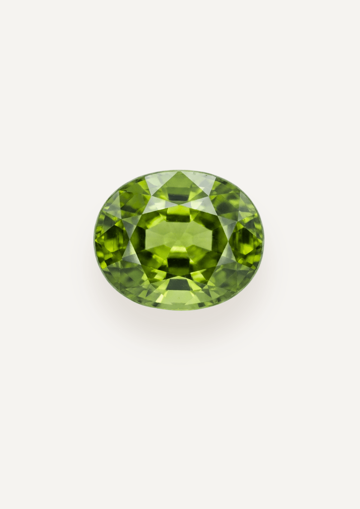 2.39ct Green Oval Cut Tourmaline - Molten Store