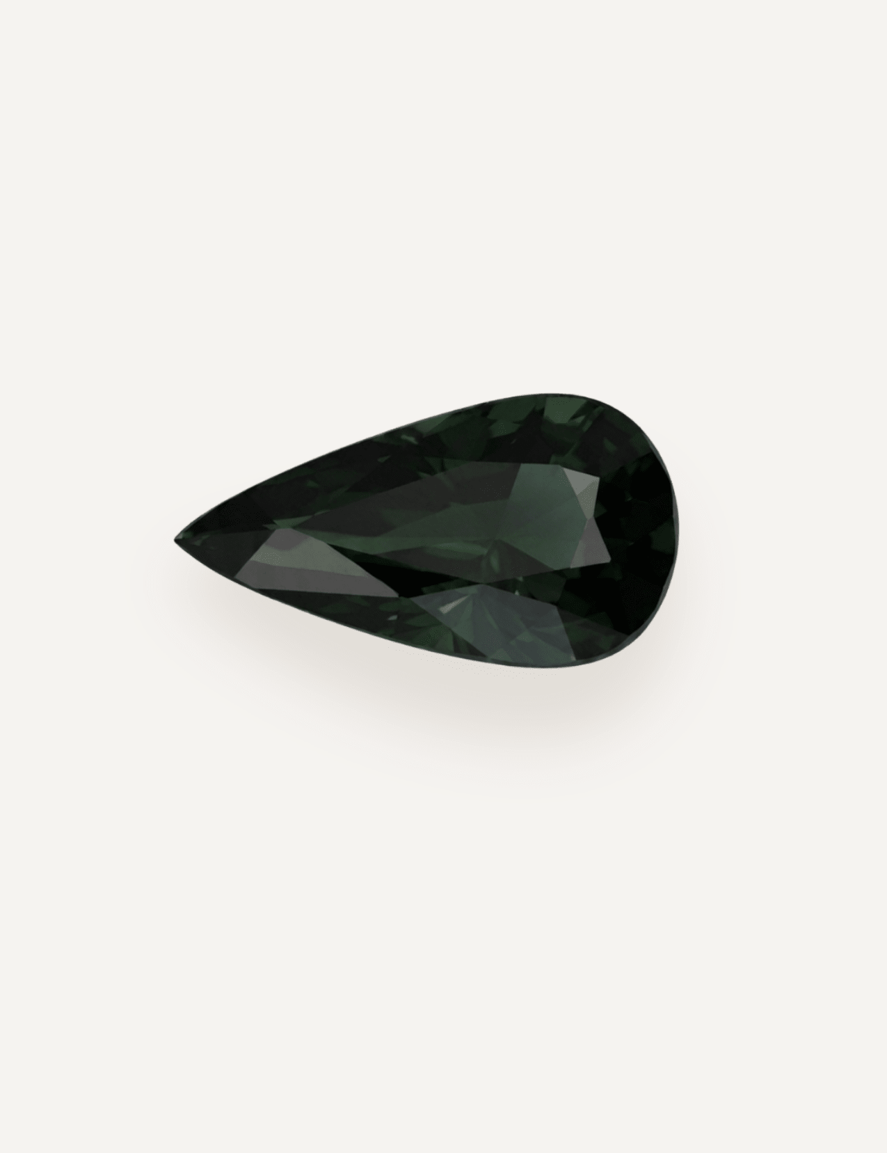 2.45ct Queensland Green Parti Pear Cut Sapphire - Molten Store