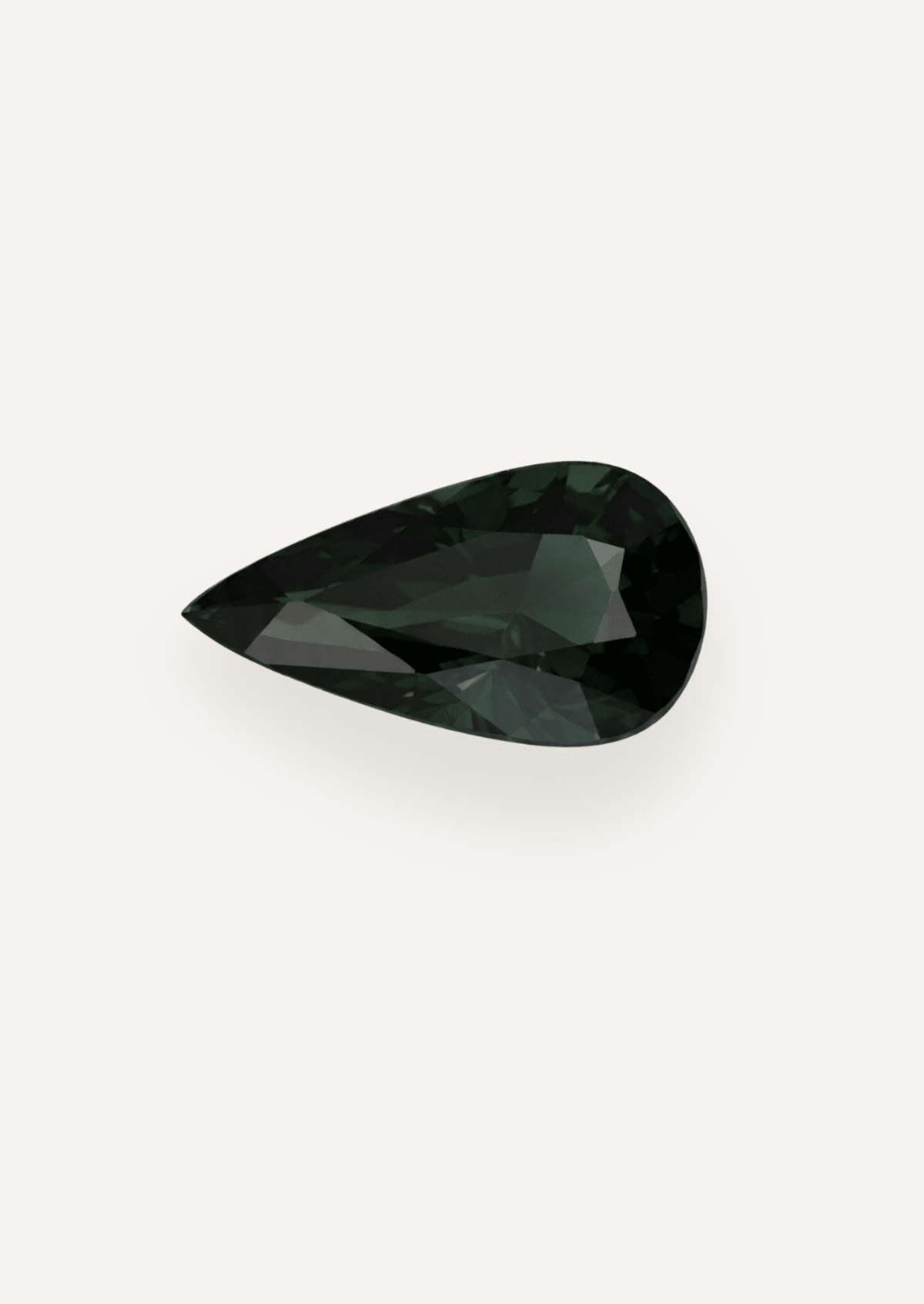 2.45ct Queensland Green Parti Pear Cut Sapphire - Molten Store