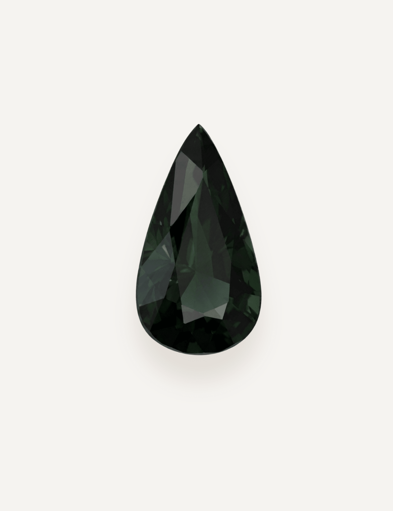 2.45ct Queensland Green Parti Pear Cut Sapphire - Molten Store