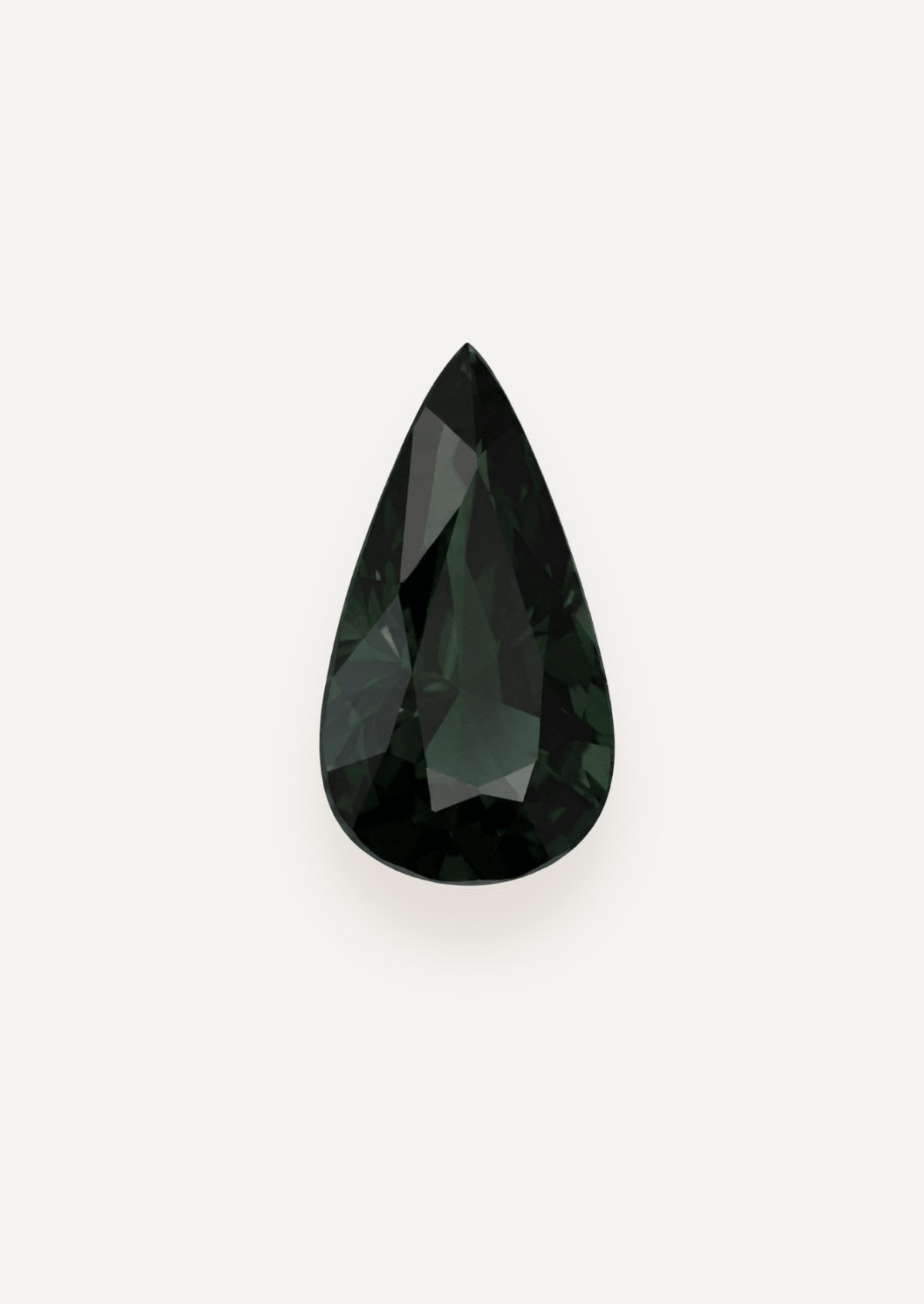 2.45ct Queensland Green Parti Pear Cut Sapphire - Molten Store