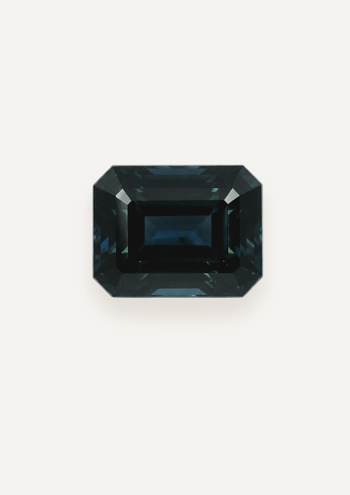 2.58ct Australian Blue Parti Emerald Cut Sapphire - Molten Store