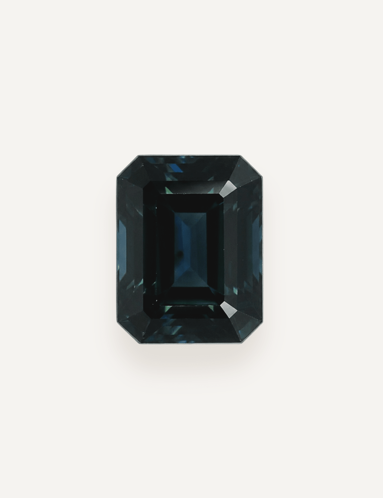 2.58ct Australian Blue Parti Emerald Cut Sapphire - Molten Store