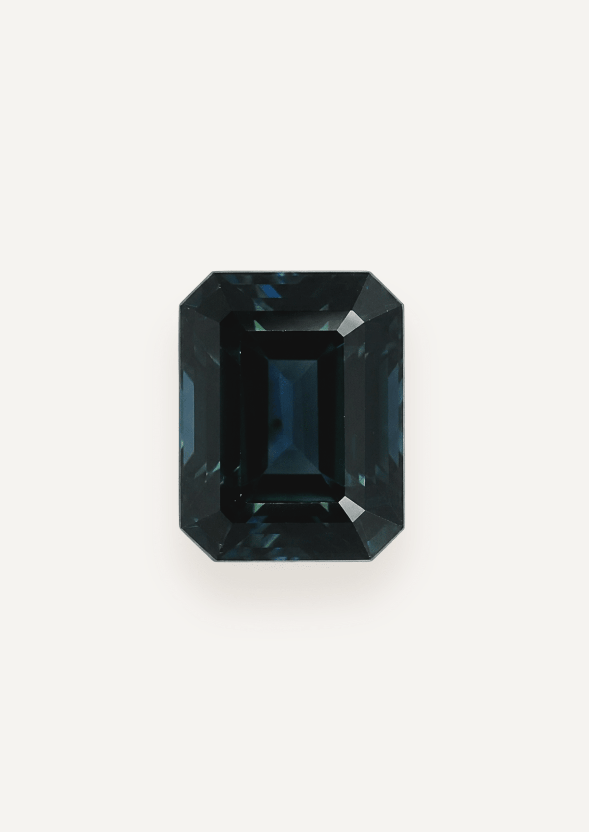 2.58ct Australian Blue Parti Emerald Cut Sapphire - Molten Store
