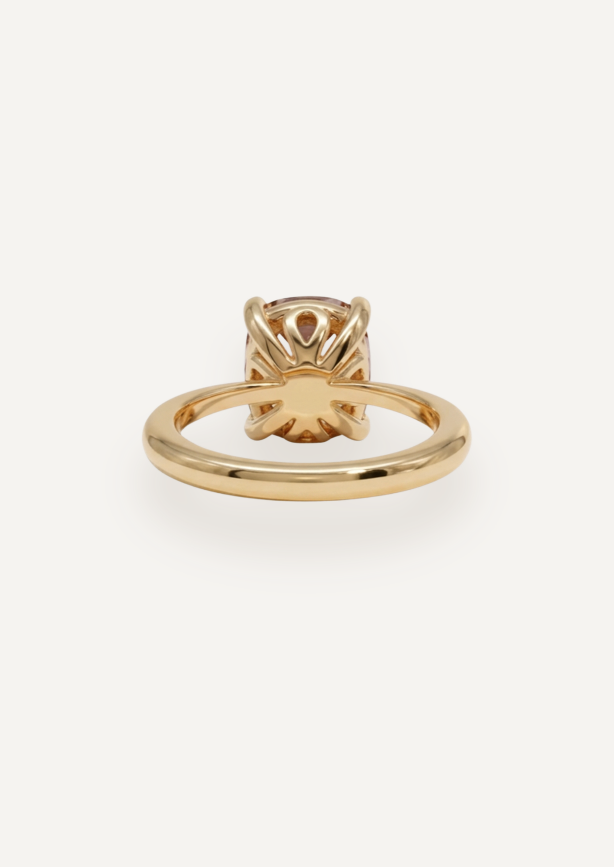 The June 2.39ct Cushion Cut Cherry Spinel Ring