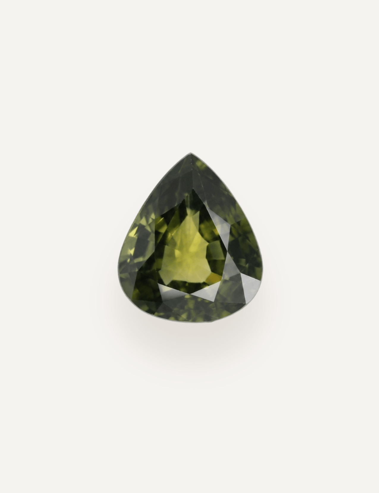 2.85ct Queensland Green Parti Pear Cut Sapphire - Molten Store