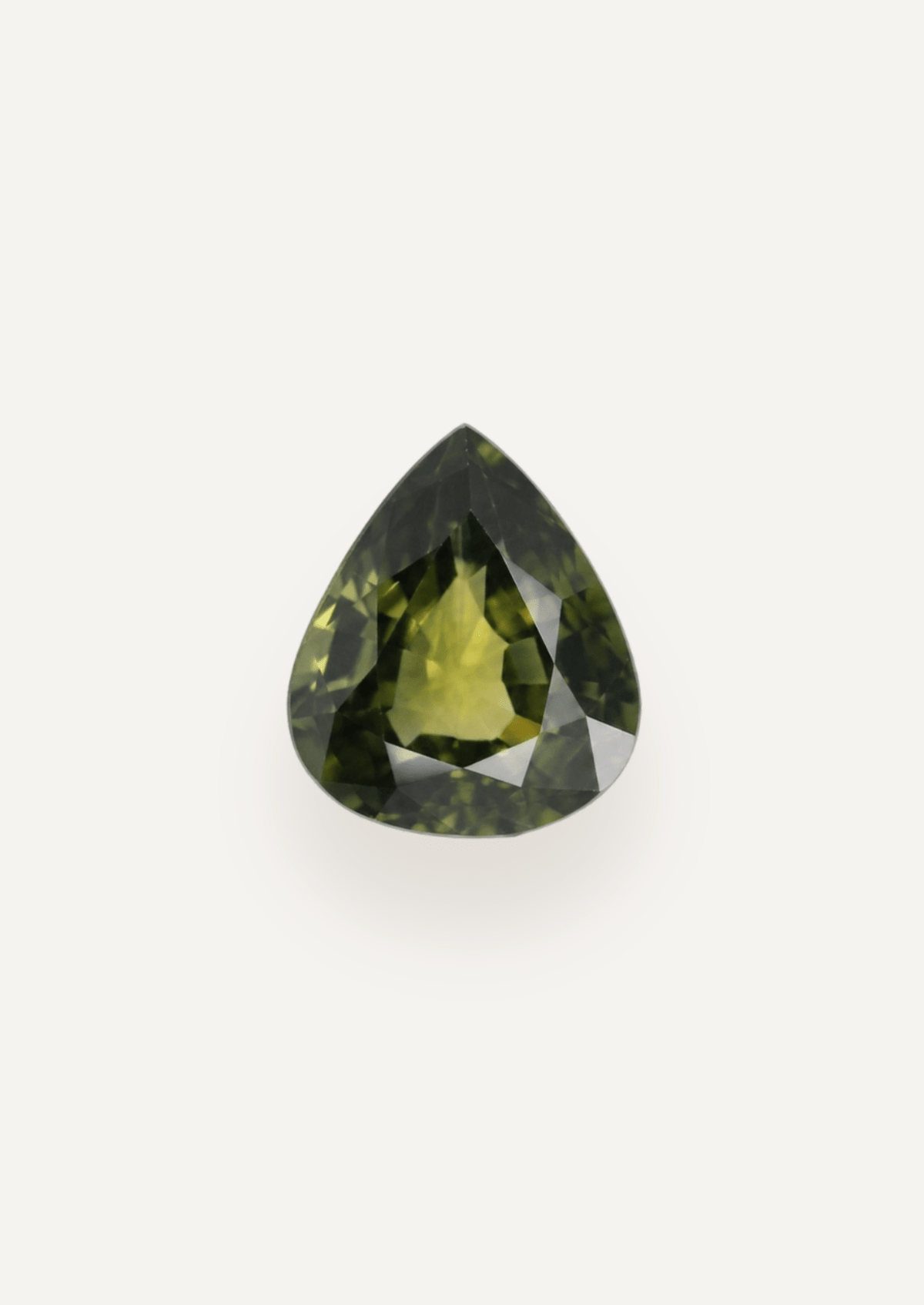 2.85ct Queensland Green Parti Pear Cut Sapphire - Molten Store