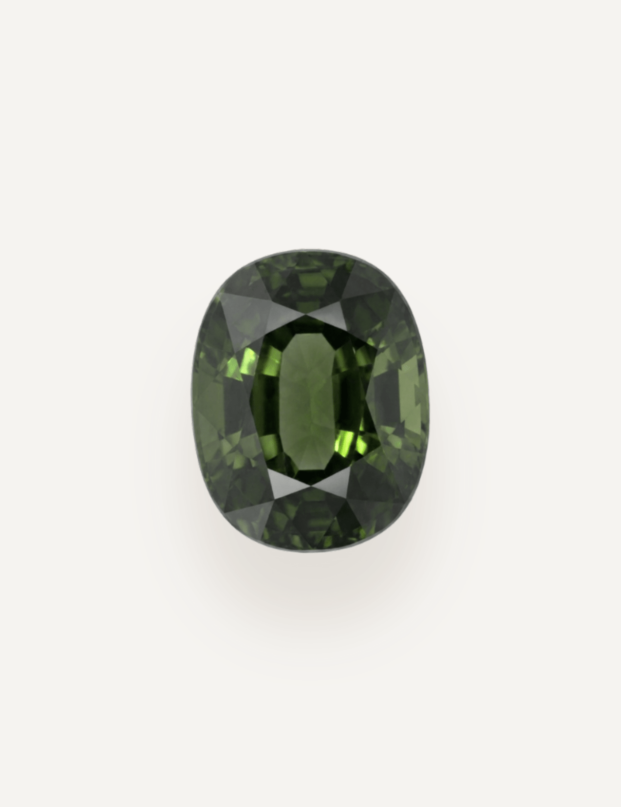 2.96ct Queensland Green Parti Oval Cut Sapphire - Molten Store