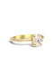 The June 1.04ct Yellow Gold Cultured Diamond Ring - Molten Store