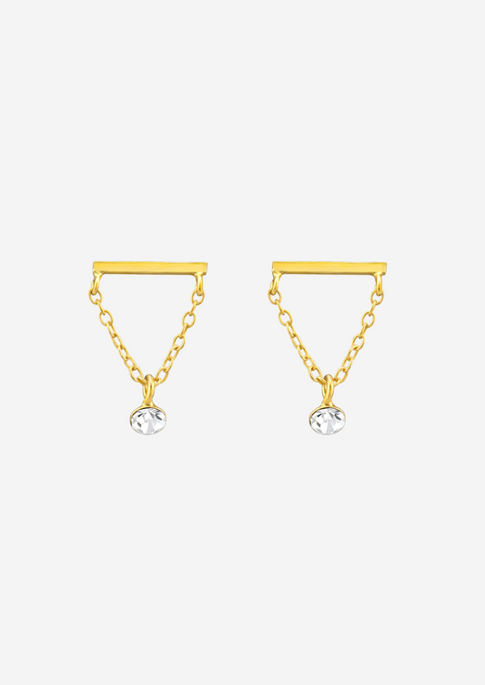 The Lovers Topaz 14ct Gold Vermeil Charm
