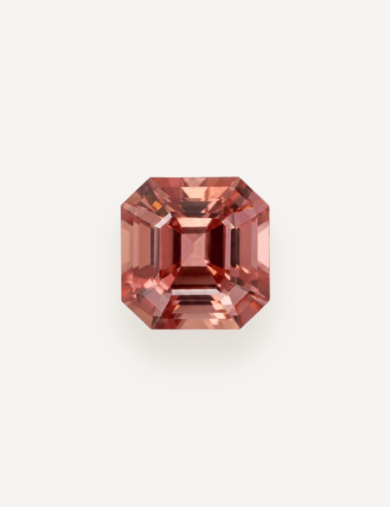 3.52ct Pink Asscher Cut Tourmaline - Molten Store