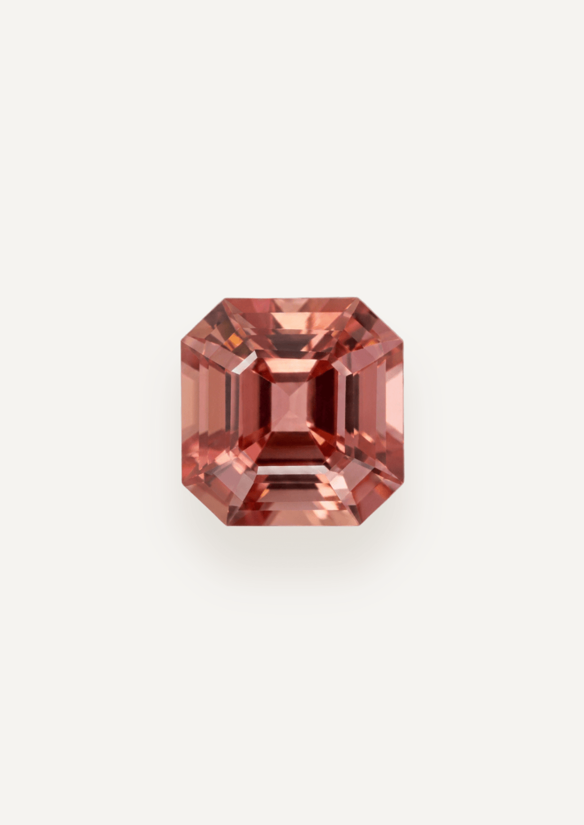 3.52ct Pink Asscher Cut Tourmaline - Molten Store