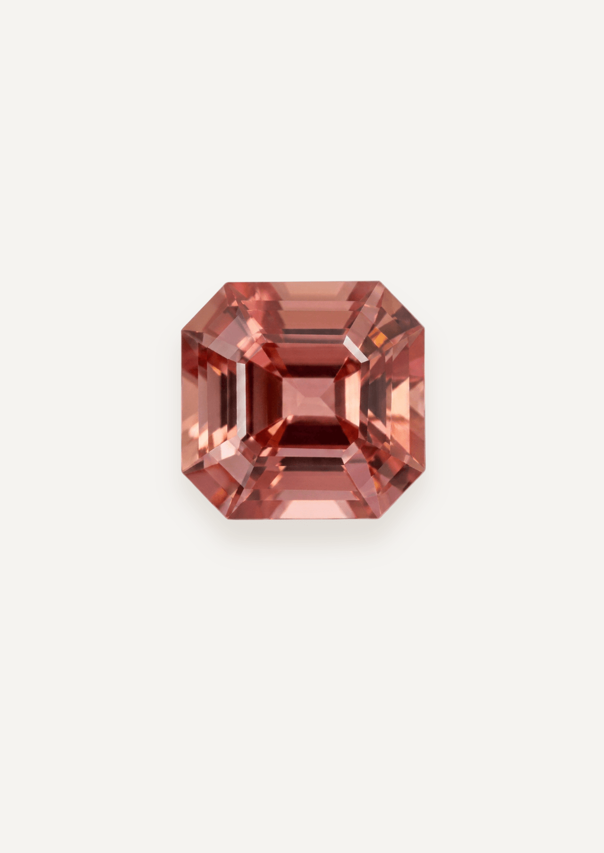 3.52ct Pink Asscher Cut Tourmaline - Molten Store