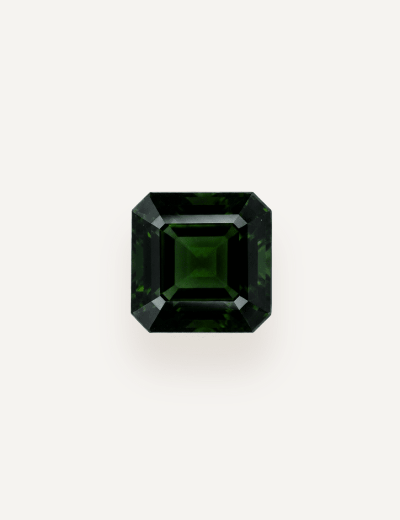 3.55ct Green Emerald Cut Tourmaline - Molten Store
