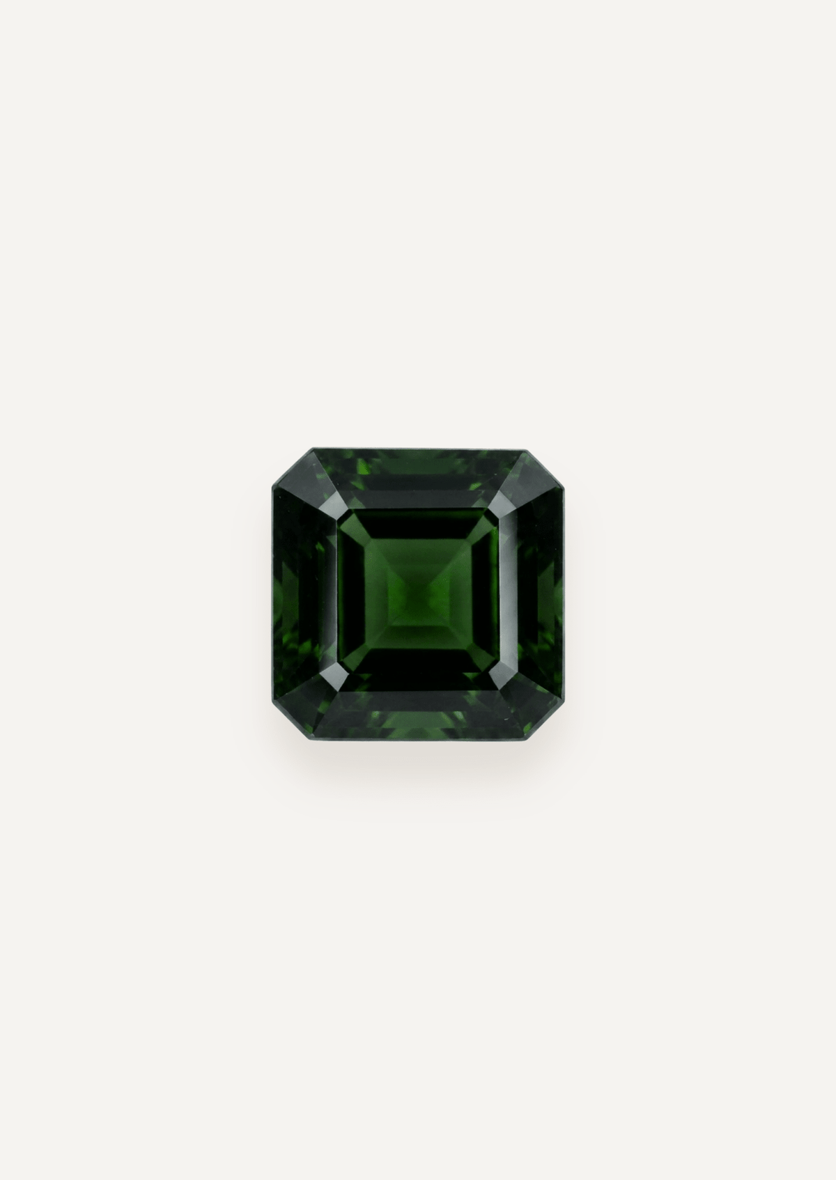 3.55ct Green Emerald Cut Tourmaline - Molten Store