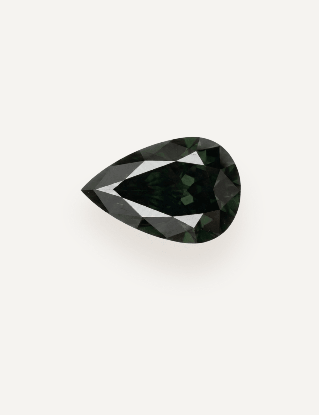 3.99ct Queensland Green Parti Pear Cut Sapphire - Molten Store