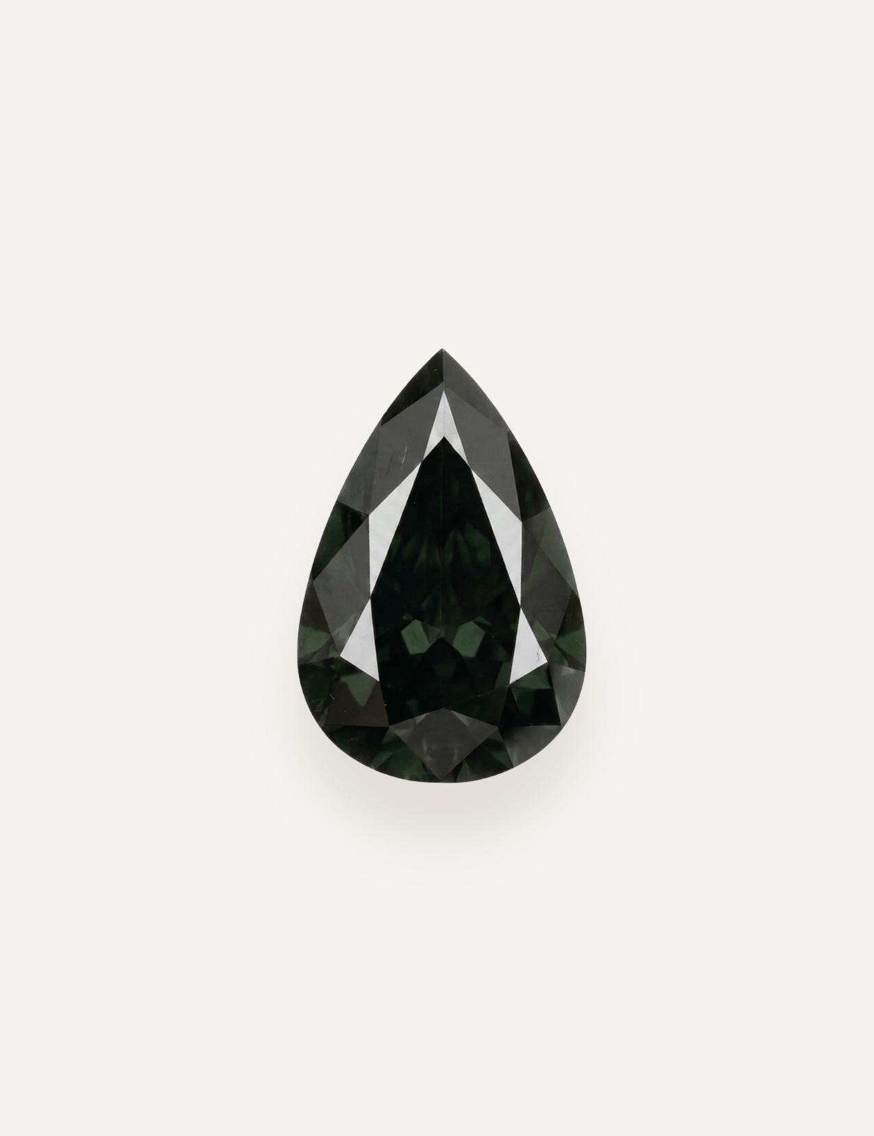 3.99ct Queensland Green Parti Pear Cut Sapphire - Molten Store