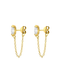 The To The Moon Pearl 14ct Gold Vermeil Signet Ring